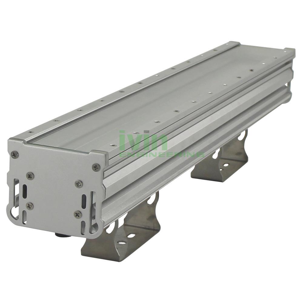 120W LED洗墙灯外壳套件 IP66 大功率散热器 LED洗墙灯防水外壳