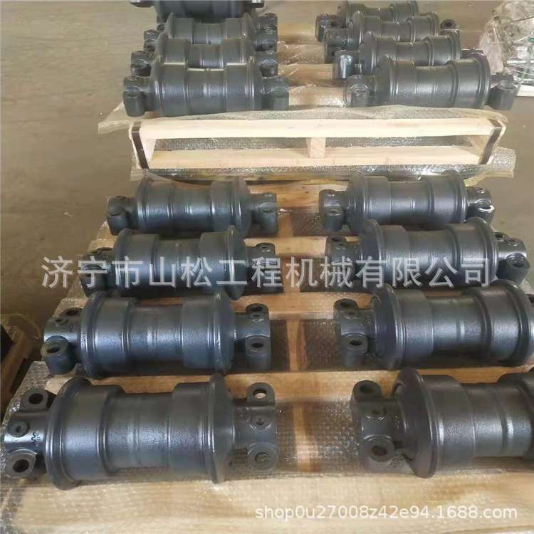 勾机支重轮EX120-5 EX160挖掘机支重轮挖机承重轮行走轮链轮配件