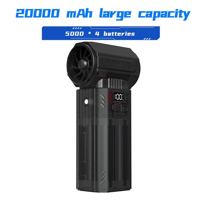 跨境40mm暴力涡轮风扇无刷电机吸尘除雪生火吸吹一体户外吸尘器