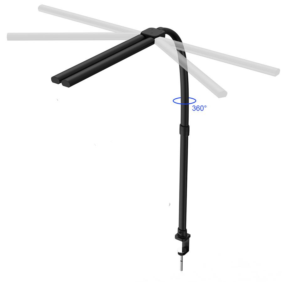 工程台灯 LED高亮夹子台灯阅读学习夹子灯24W书桌办公卧室工作灯