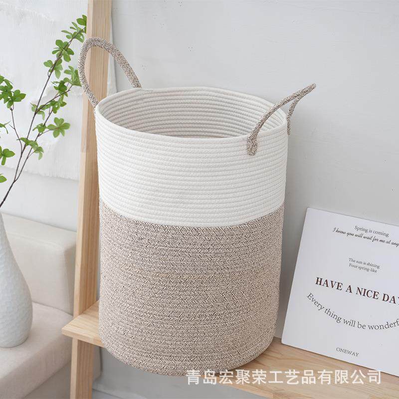 欧式简约居家装饰收纳筐大号棉绳收纳篮厂家大号脏衣篓收纳篮,农机/农具/农膜,播种栽苗器/地膜机,淘宝优惠券,粉丝福利购,淘宝优惠卷