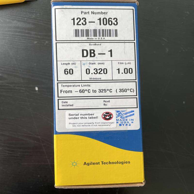 安捷伦CP7709J&W CP-Sil 5 CB 气相色谱柱 熔融石英毛细管