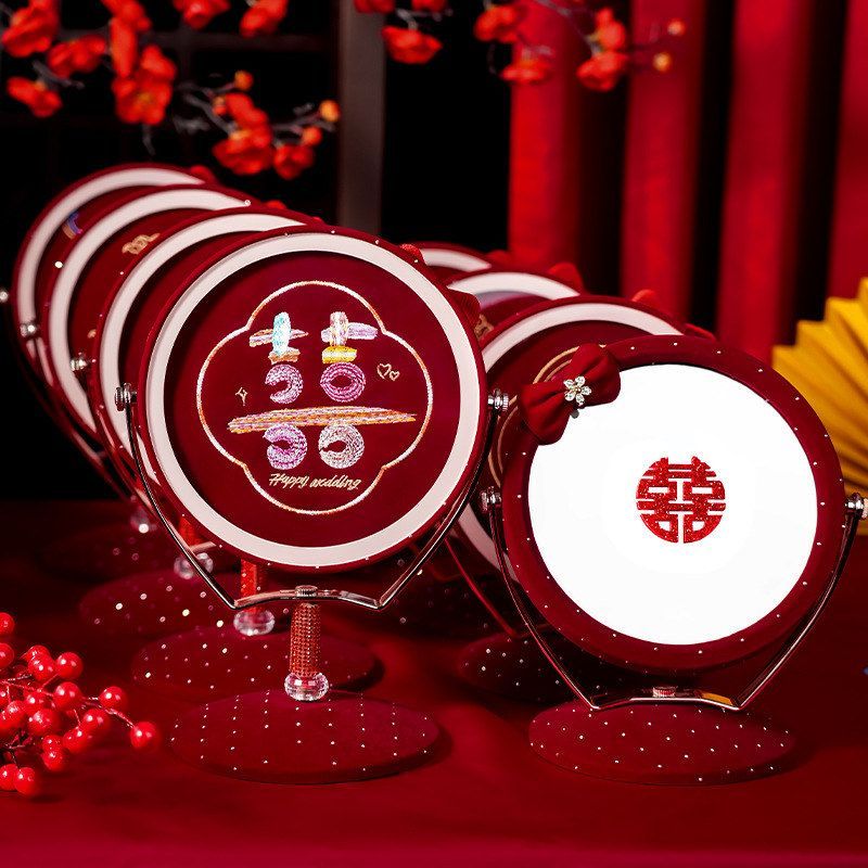 奈仕创意结婚一对喜庆化妆镜出嫁