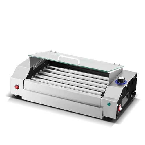 新款商用小型台式烤肠机全自动旋转带罩恒温不锈钢304管小店推荐