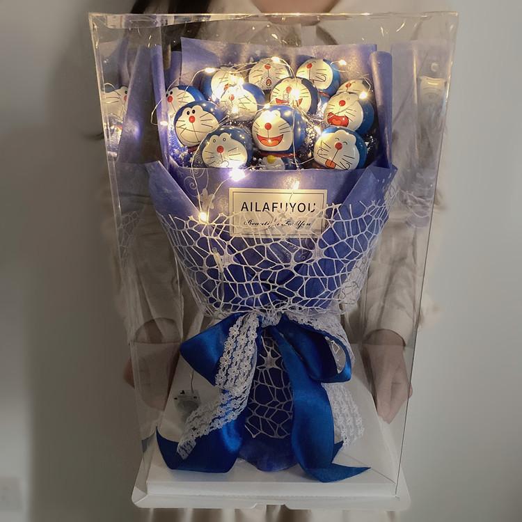 礼物生日花束送创意节公仔朋友卡通情人女友闺蜜女史迪仔女生礼盒