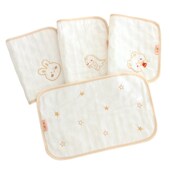 12层纱布云片枕新生儿枕头纯棉夏季 婴儿低平枕初生宝宝防吐奶枕垫