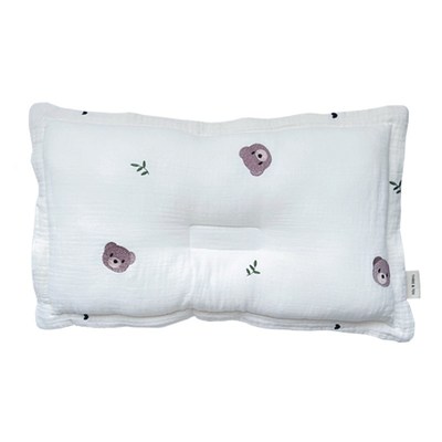 tat母婴A类婴儿透气吸汗柔软纱布定型枕头四季可用宝宝6-12M-24M