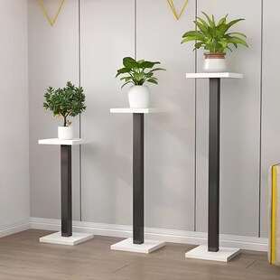 花架置物架室内阳台落地式 花盆架客厅铁艺花盆多肉绿萝简约单层架