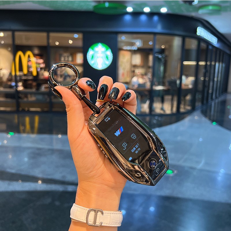 宝马液晶钥匙套新7系740 730li全包5系530le壳X5X7X6扣6系630gt包