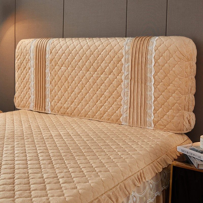 新款水晶绒床罩床裙式夹棉款冬季保暖花边加厚时尚床围裙短绒防滑,床上用品,床裙,淘宝优惠券,粉丝福利购,淘宝优惠卷