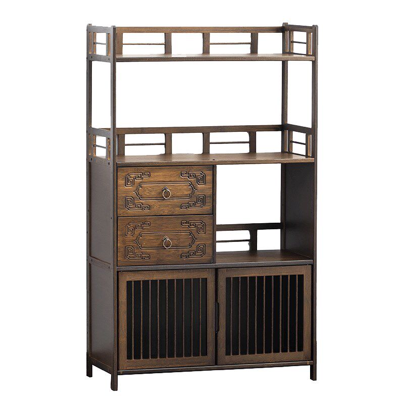 茶叶柜竹木新中式多宝阁展示柜博古摆件柜茶具茶叶客厅矮置物书架,住宅家具,多宝格/博古架,淘宝优惠券,粉丝福利购,淘宝优惠卷