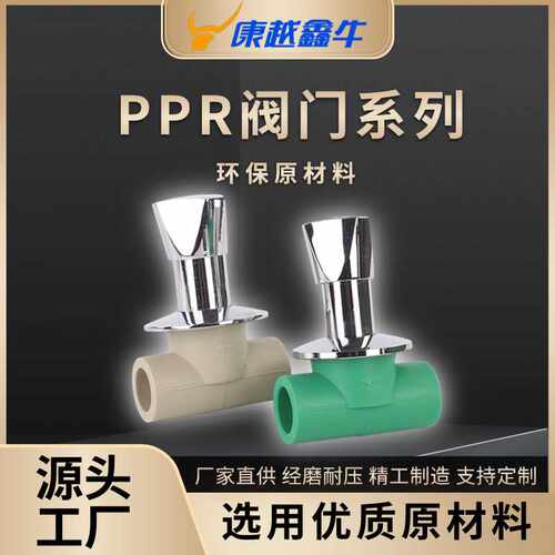 PPR阀门截止阀快开暗阀双活接铜球阀PPR闸阀开关自来水管配件