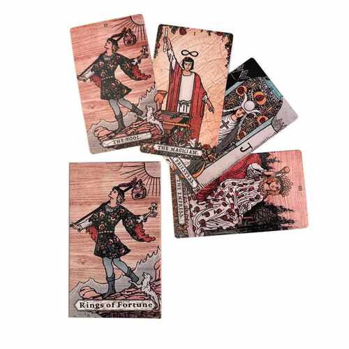 12X7cm 命运之纹塔罗牌 Rings of Fortune Tarot韦特体系塔罗牌