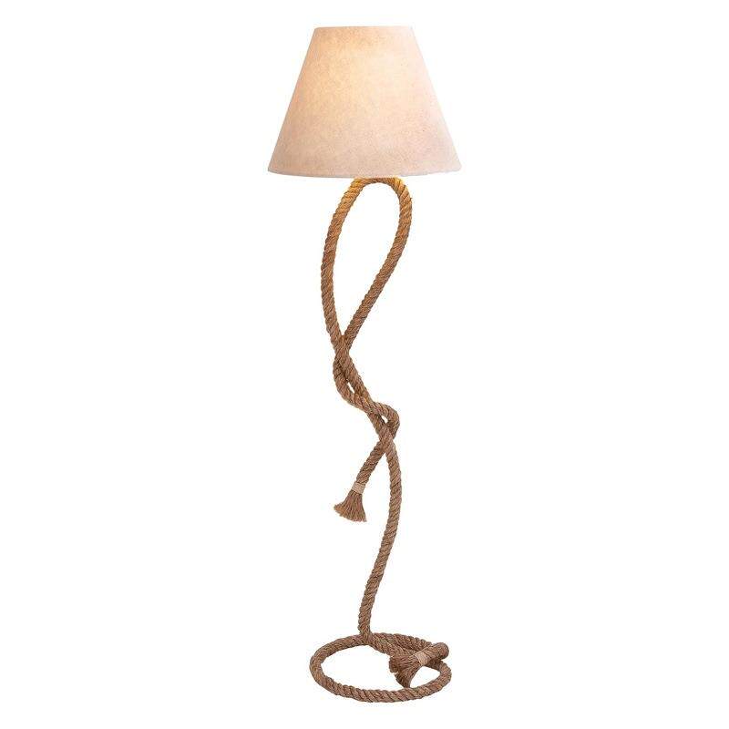 极简民宿麻绳台灯北欧设计师个性艺术餐厅布艺装饰创意卧室灯具