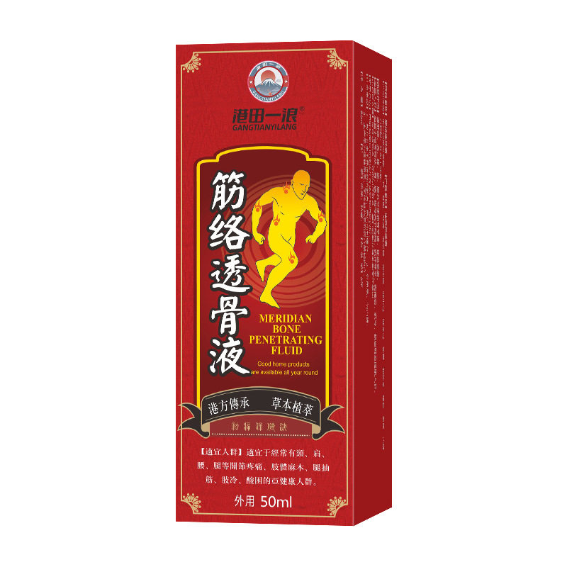 筋络透骨液筋骨保健液肩周痛型筋骨通活膏腰椎型喷剂颈椎痛膏贴