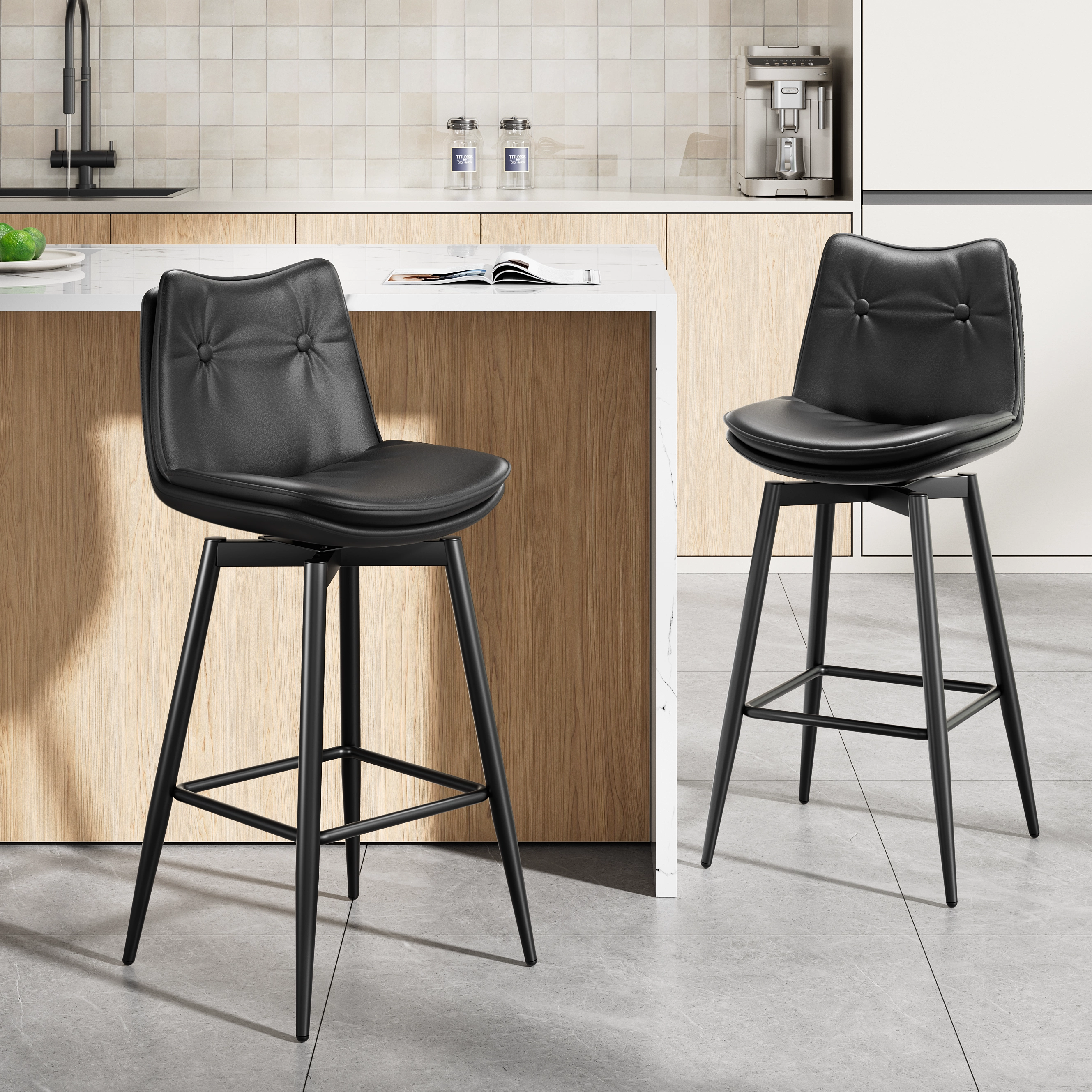 吧台椅可旋转高脚凳子家用岛台椅子商用酒吧收银台前台靠背吧凳子,住宅家具,家用高脚椅,淘宝优惠券,粉丝福利购,淘宝优惠卷