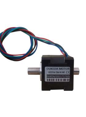 OK35STH34-1254A-NK-HM5 NEMA14 Hollow shaft motor M5 thread