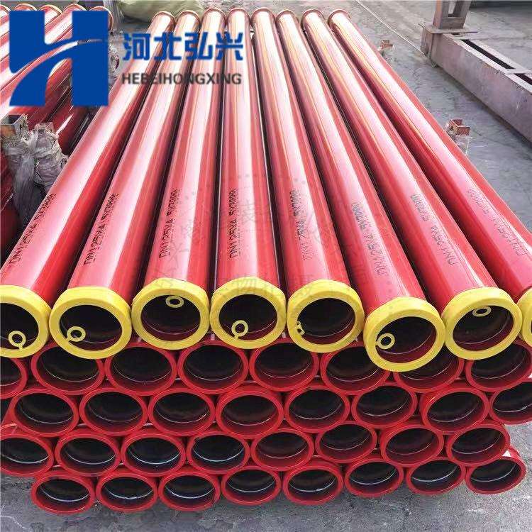 泵车双层耐磨管 混凝土输送泵管 DN125泵车臂架管