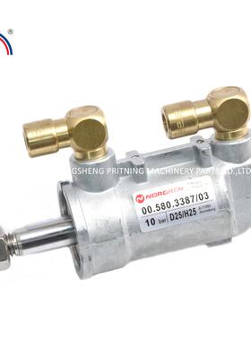 海德堡CD102SM102中间辊PMSM52靠版水辊25*25 00.580.3387/03气缸