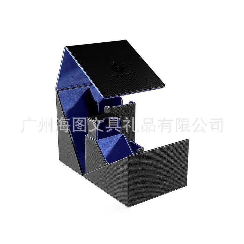 pu卡盒 游戏卡收纳皮盒 磁吸翻盖大容量卡牌盒