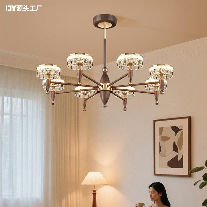 全光谱客厅主灯法式复古中古风餐厅灯具高级感卧室吧台床头小吊灯