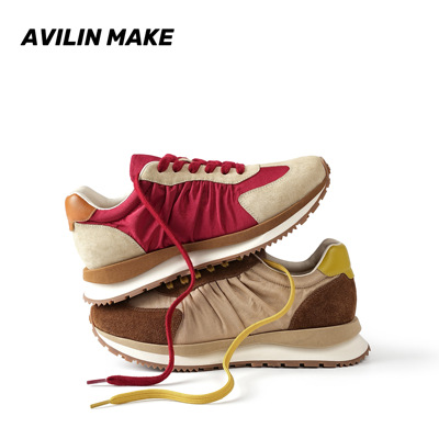 2026新款厚底休闲鞋系带超轻缓震德训鞋【鹿皮+ACF缓震鞋垫】