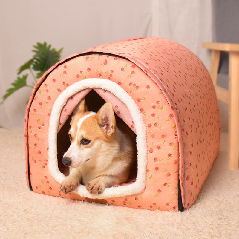 狗窝冬季大型犬秋冬狗床房子狗屋