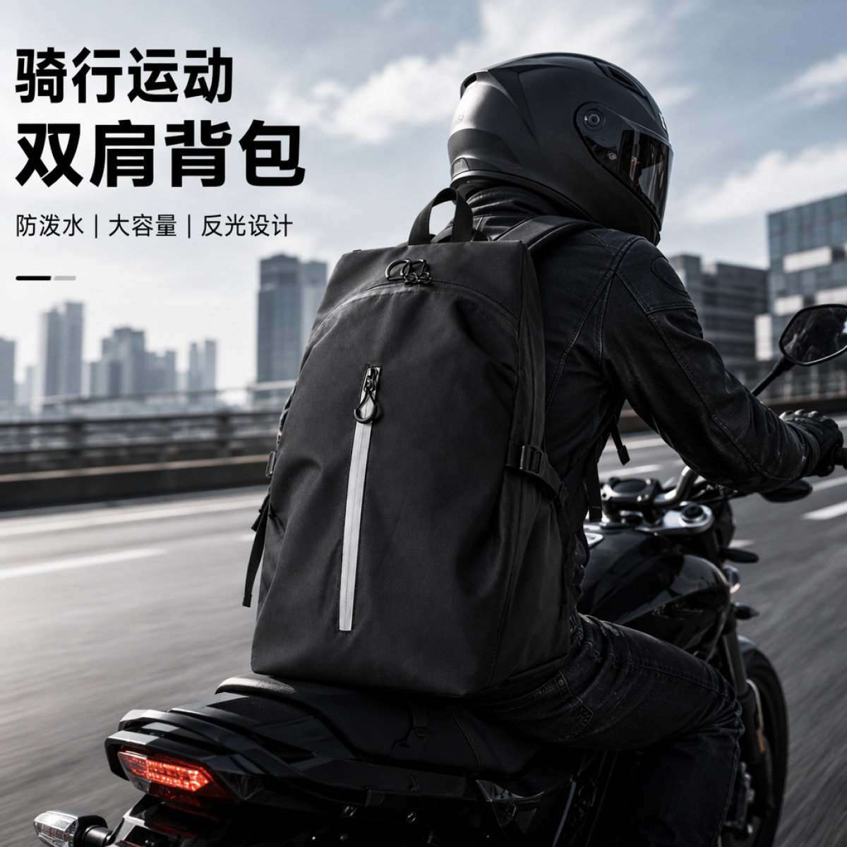 骑行背包摩托车头盔骑士包大容量