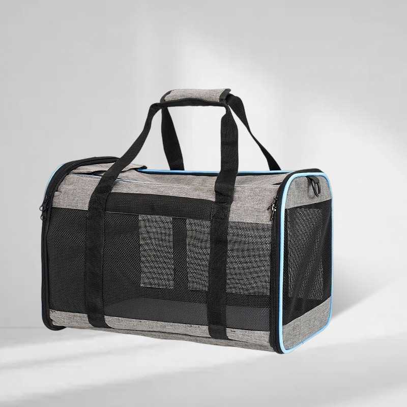 宠物猫狗钢圈包透气外出手提包