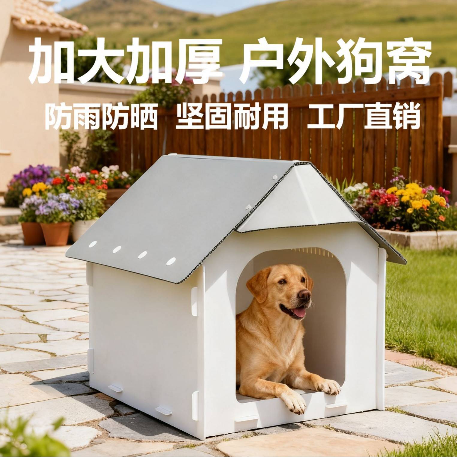 室外狗屋防水防雨防晒防寒狗房子