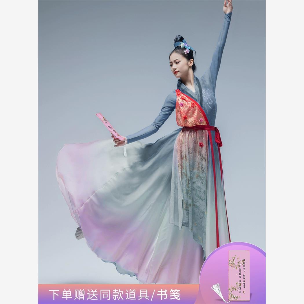 古典舞舞蹈演出服女桃花