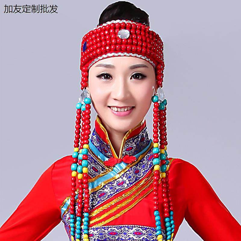 新品蒙古头饰女少数民族