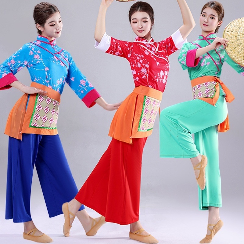 民族风表演出服女春新款