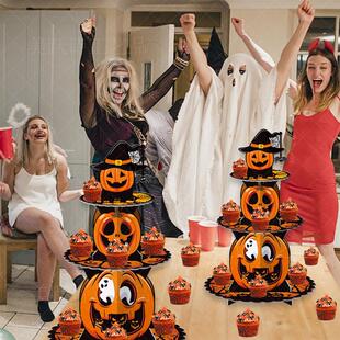 Pumpkin Multi layer 新品 Rack Decoroation Cake Ghos Halloween