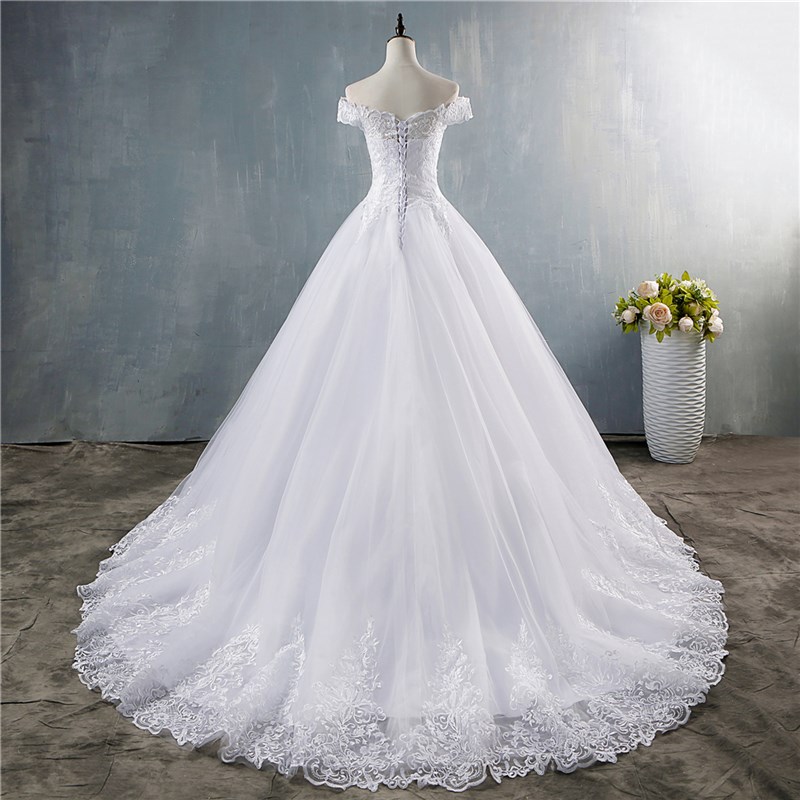 速发ZJ8150 ZJ9150 2019 2020 new White Ivory Off the Shoulder