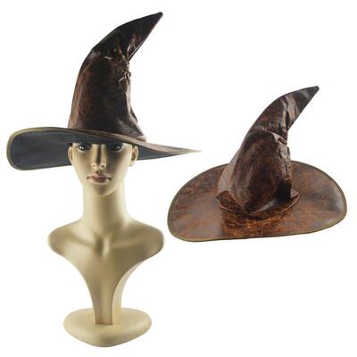 新品Leather Witckh Wizard Hats Fashion Party Headgear Hallow
