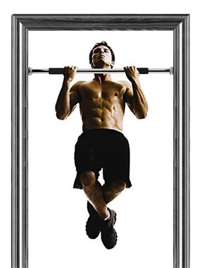 极速Home Door Exercise Bar Chin Pull Up WLorkout Training Gy