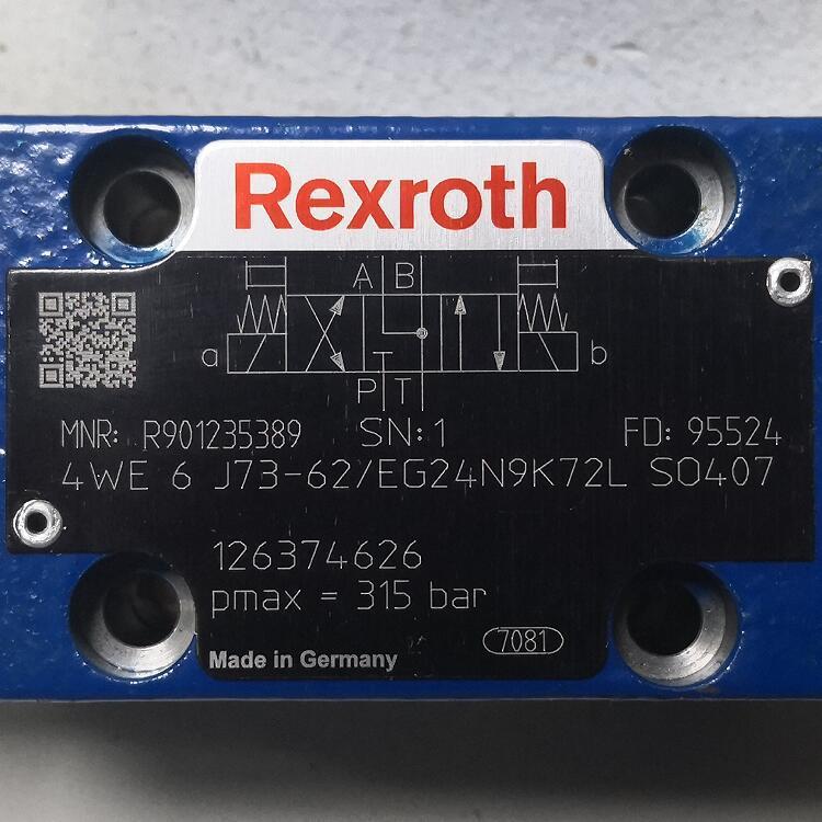 R901235389 4WE6J73-62/EG24N9K72L SO407 # Rexroth//力士乐