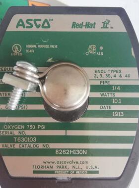 ASCO电磁阀 8262H130N 220vac 直动式 2通阀