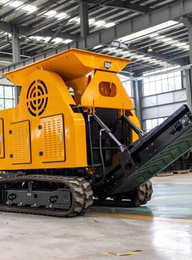 High Top源头工厂HT510颚式碎石机 小型工程破碎机跨境出口