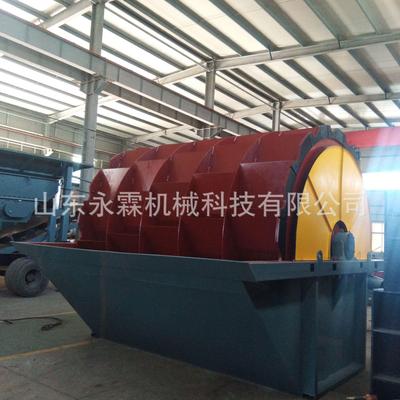 洗砂机洗沙船筛洗生产线轮斗式水轮洗沙机洗沙船厂家
