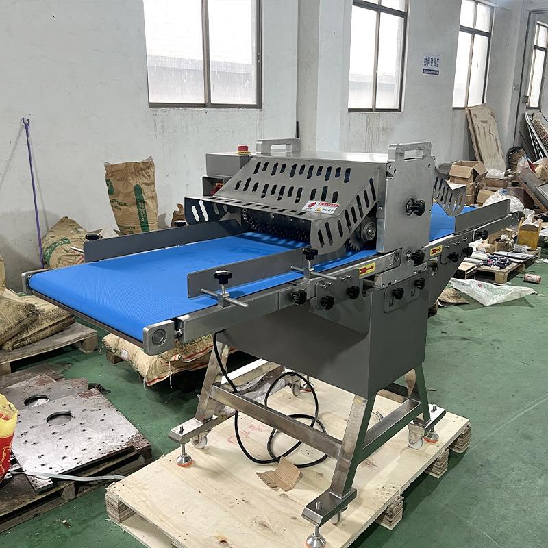 全动输送式平开行水平式重条机新鲜带自皮羊肉羊骨排骨肉类条开猪