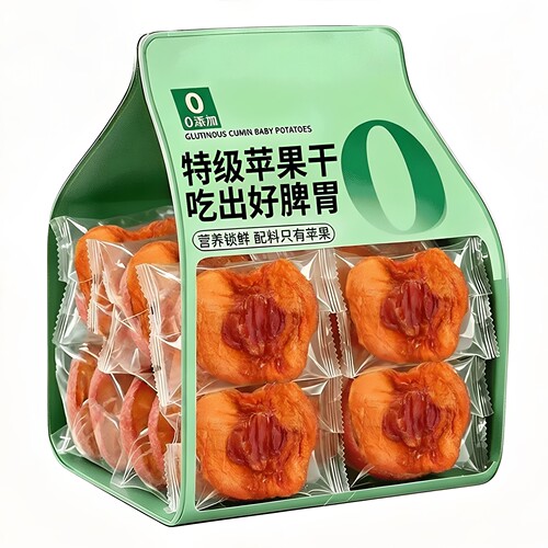 农科院新疆阿克苏三蒸三晒倒蒸苹果干无添加孕妇儿童健康养生零食