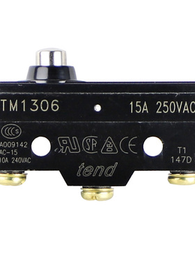 3脚自复模具V-156-1C25小型微动行程限位开关带滚轮银触点TM1306