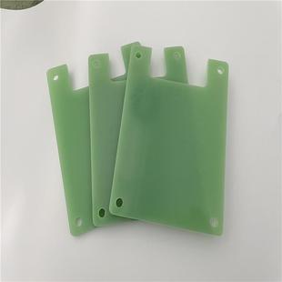 4玻璃纤维板锂电池隔热片耐高温隔热板环氧 .玻纤板加工水绿色FR