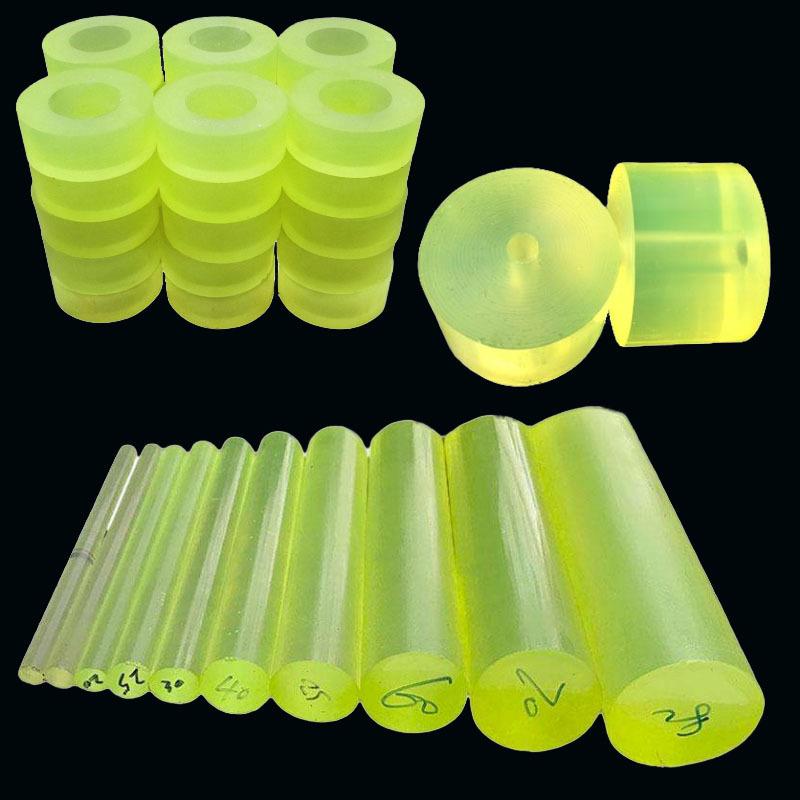 .聚氨酯PU板减震定位块弹力胶棒耐磨牛筋棒缓冲垫板优力胶垫-板加