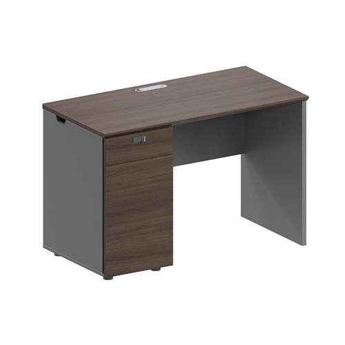 KuiShue巨树单人职员桌台式电脑桌配矮柜办公桌公司卡位家具