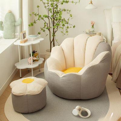 单人躺椅榻榻米懒人沙发可睡可躺卧室小沙发豆袋沙发椅人类狗窝