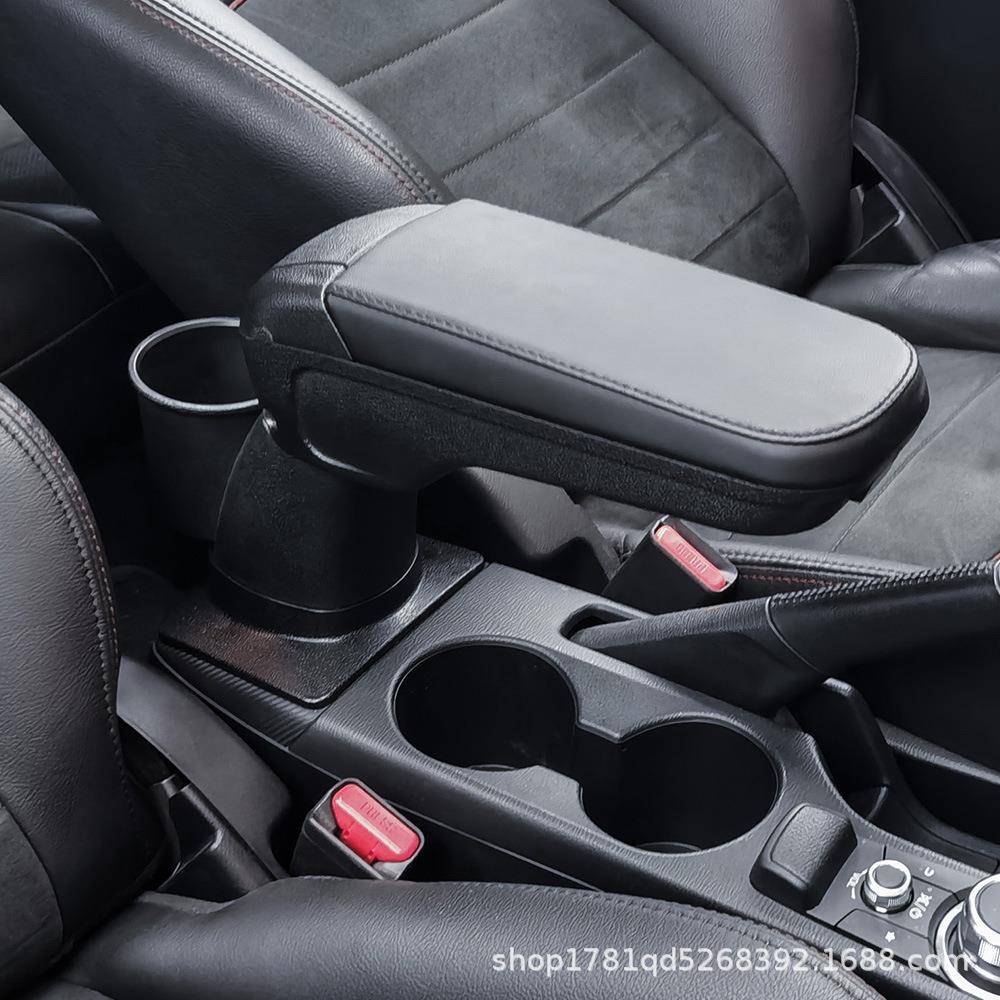 适用于马自达cx-3马自达2汽车中央手扶箱免打孔改装配件商务储物