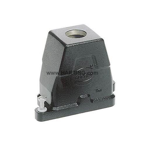 Harting浩亭09400240413HanHPR系列H24B顶入PG牙黑色外壳